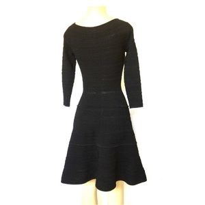 Ralph Lauren Black Label Stretch Fit & Flare Dress